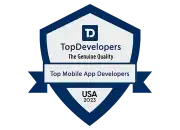 TopDevelopers recognition badge