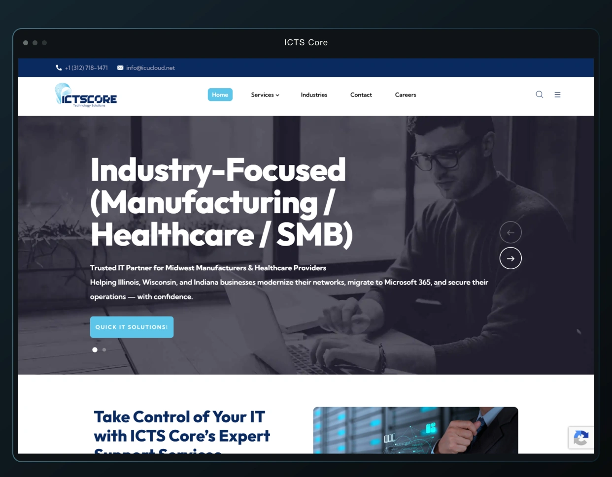 ICTS Core website