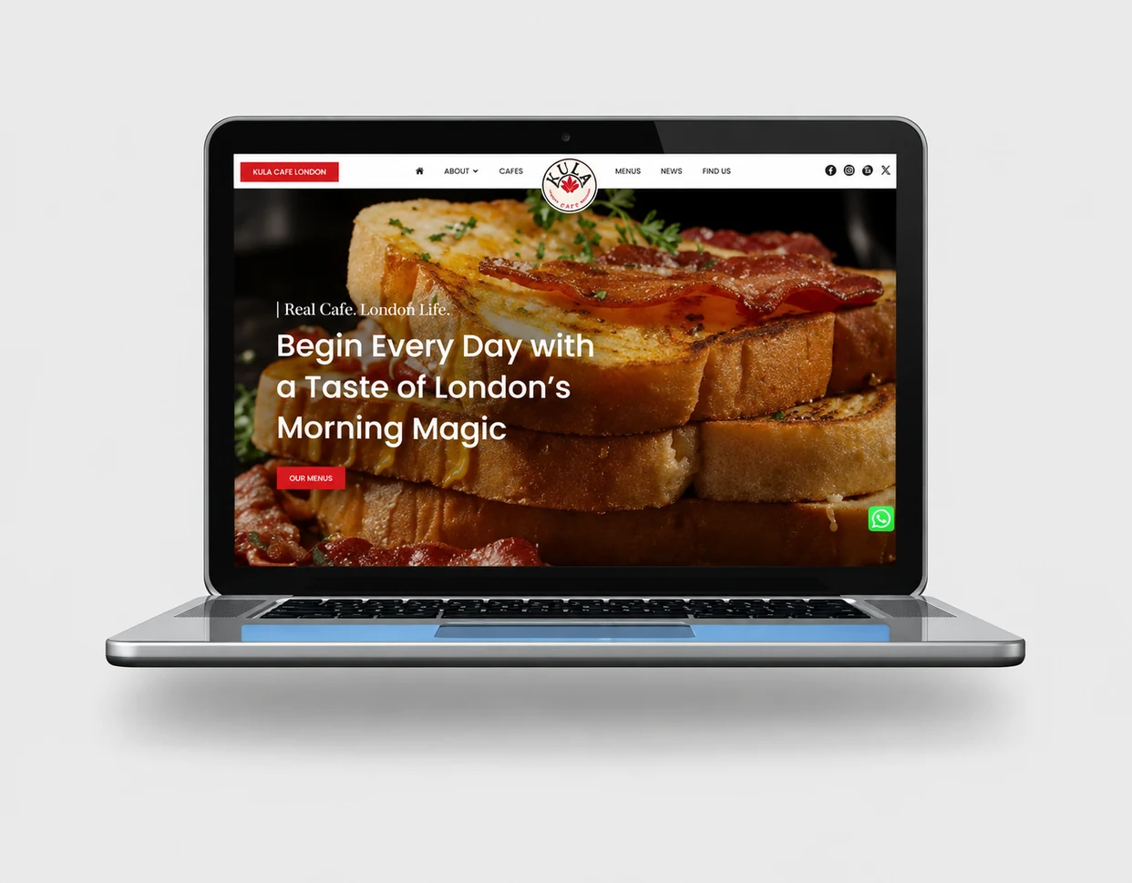 Kula Cafe website