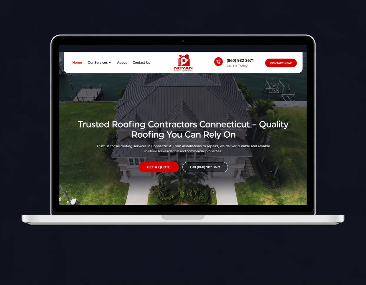 Noyan General Contractor website
